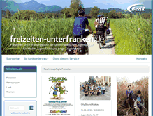 Tablet Screenshot of freizeiten-unterfranken.de